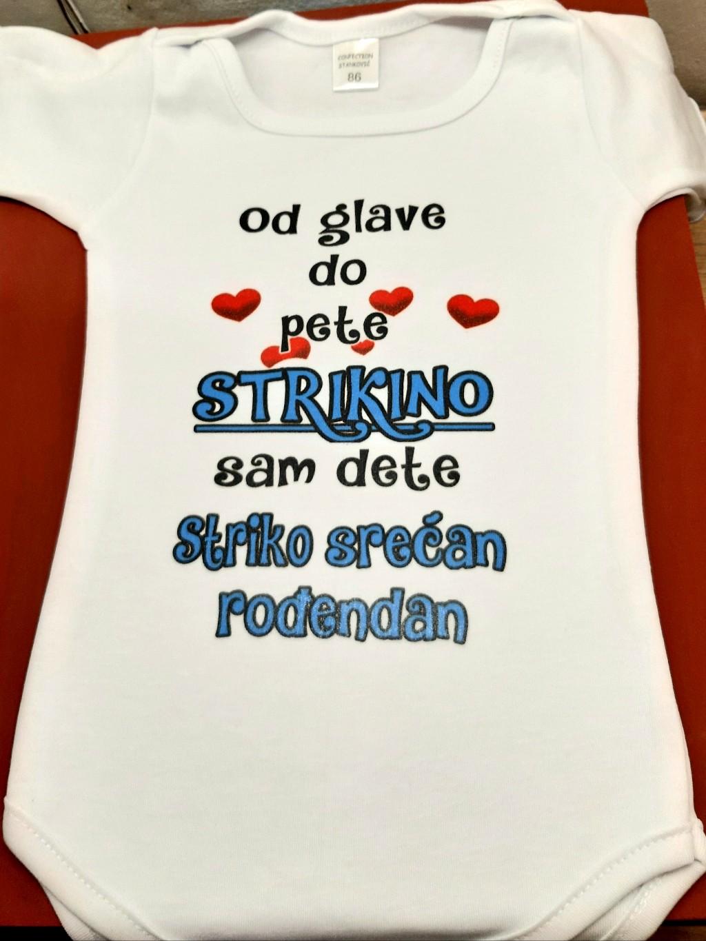 Poklon za rodjendan  deca/Bodi za bebe sa natpisom po zelji/1_20210805_010455.jpg